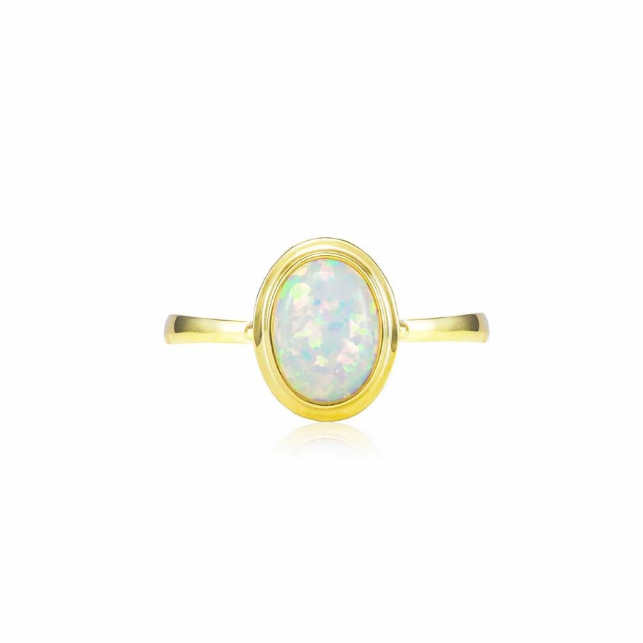 Woman Monte Cristo | Classic White Opal Ring