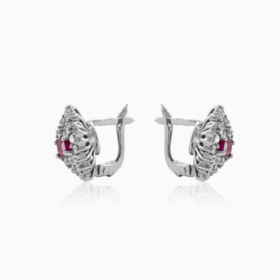 Woman Monte Cristo | Luxury Ruby Earrings