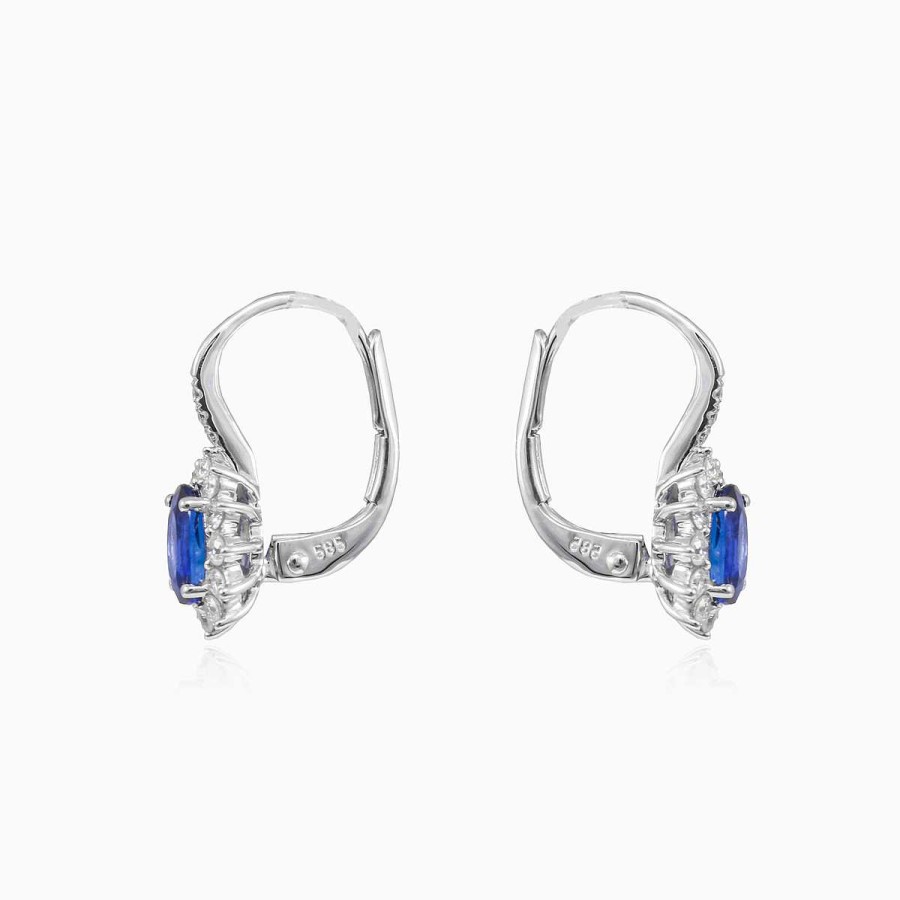 Woman Monte Cristo | Sapphire And Diamond Earrings