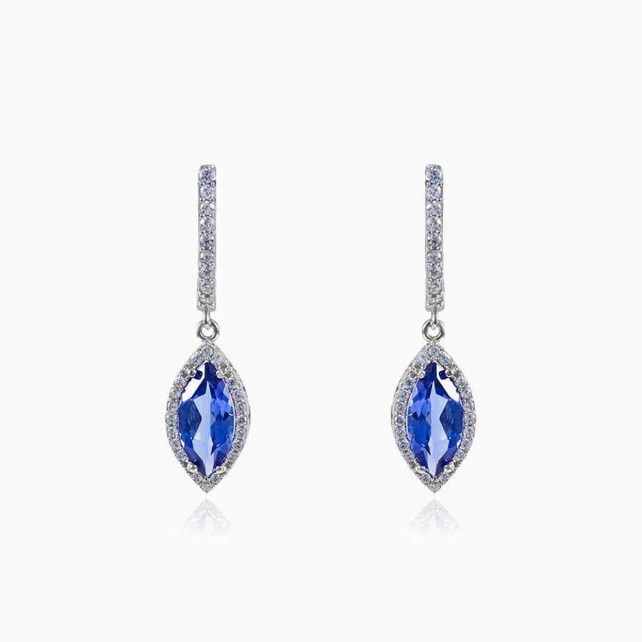 Woman Monte Cristo | Marquise Tanzanite Earrings