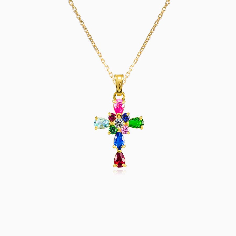 Woman Monte Cristo | Multicolour Gold Cross