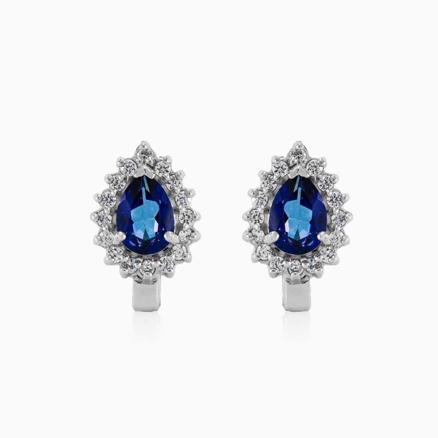 Woman Monte Cristo | Silver Earrings With Tanzanite