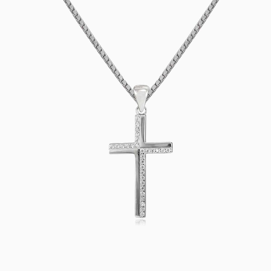 Woman Monte Cristo | Zig Zag Crystal Cross