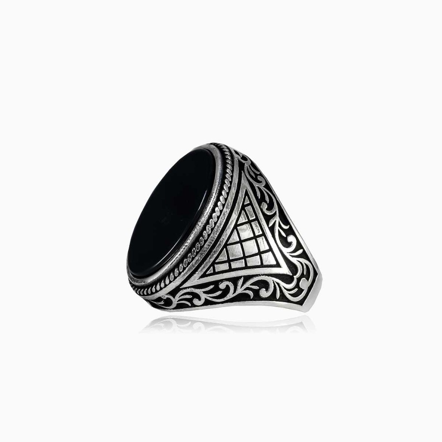 Man Monte Cristo | Ivy Onyx Ring