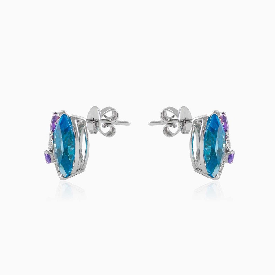 Woman Monte Cristo | Topaz Diamond Earrings