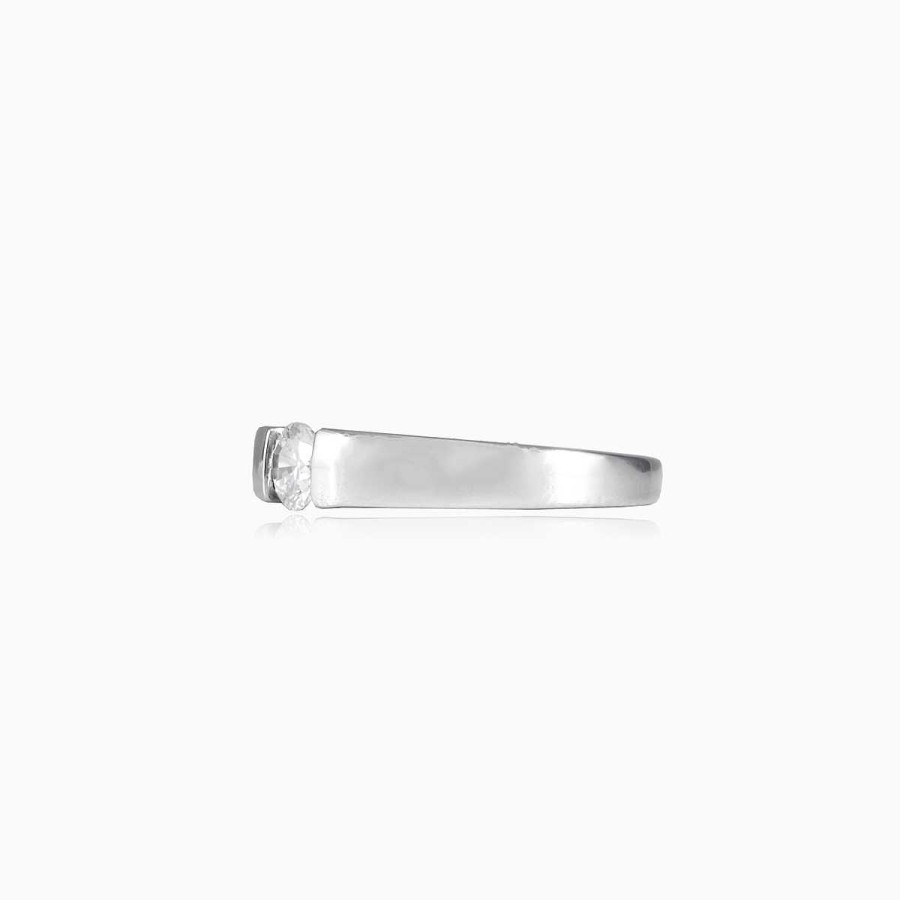 Woman Monte Cristo | Tension Silver Ring