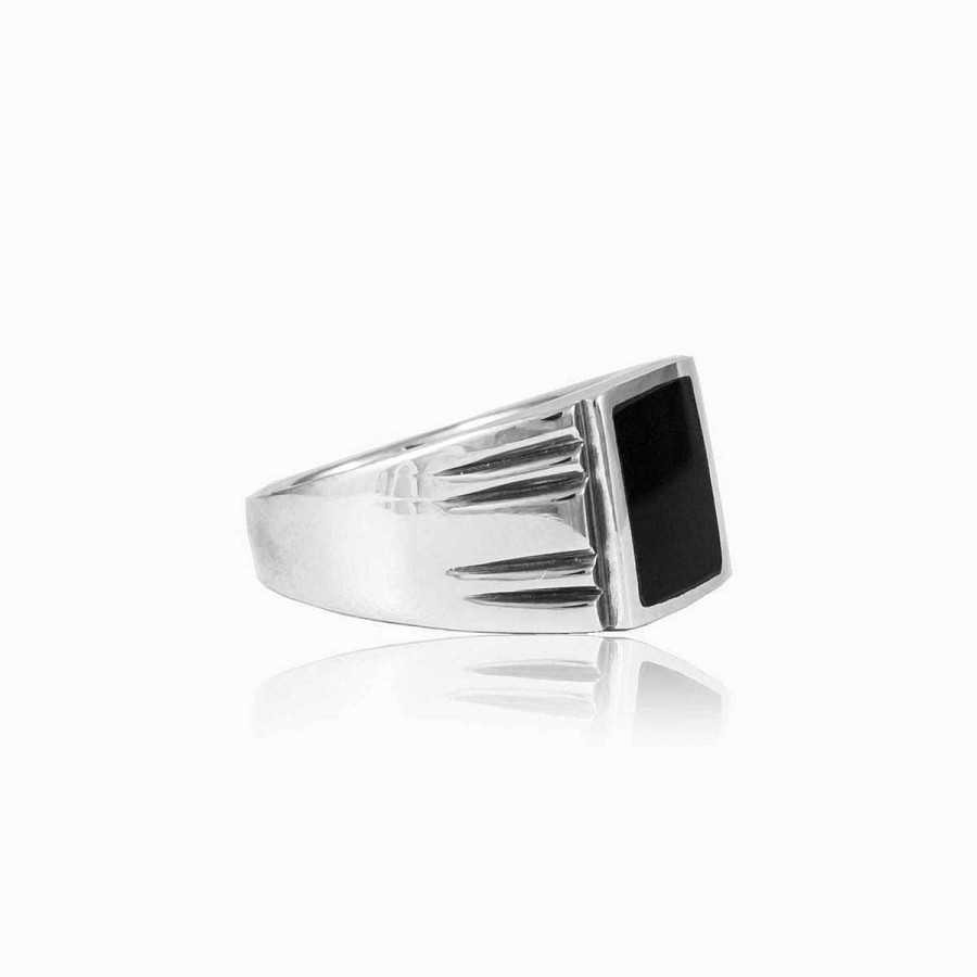 Man Monte Cristo | Deep Onyx Ring