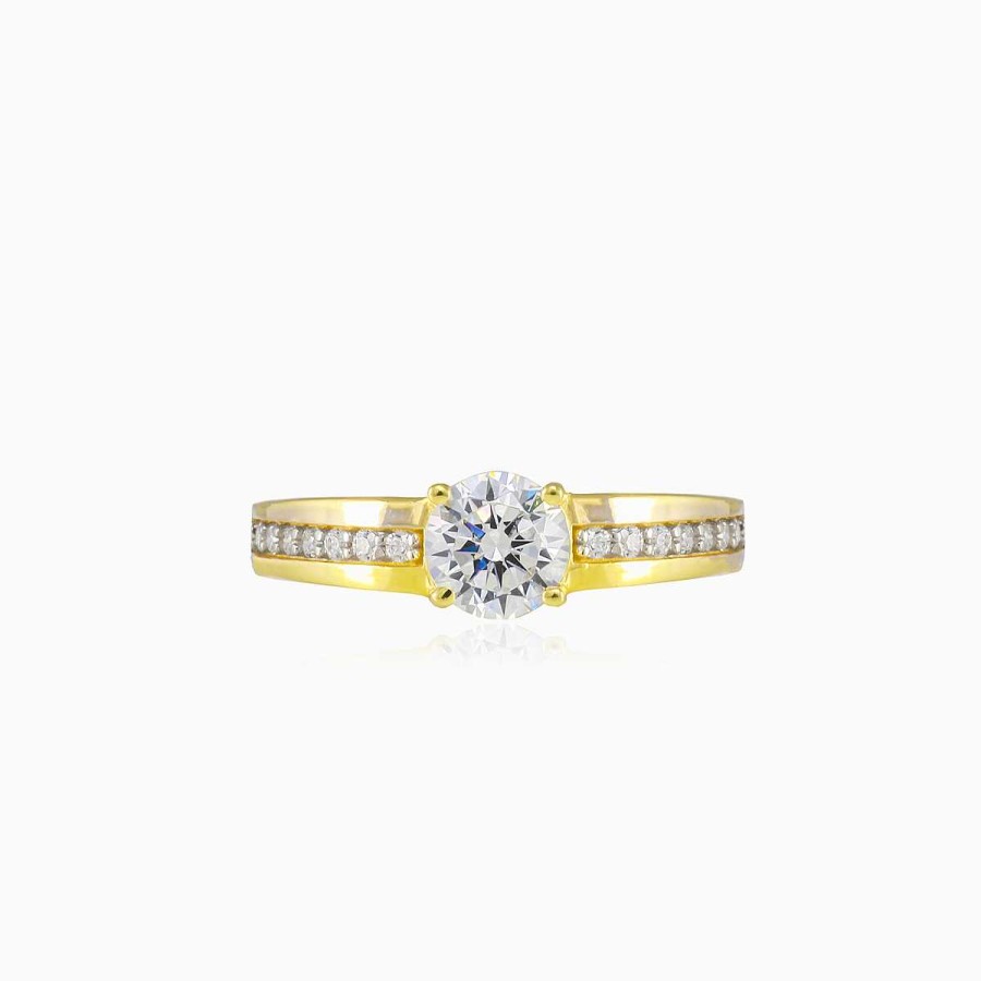 Woman Monte Cristo | Contemporary Accent Gold Ring