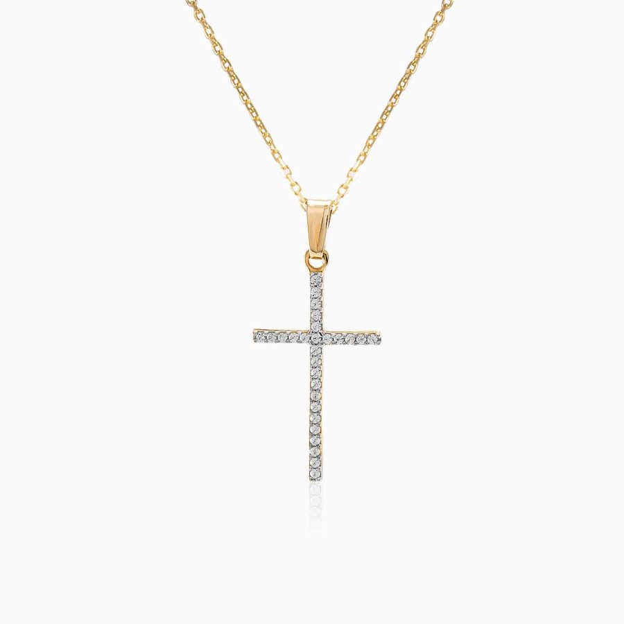 Woman Monte Cristo | Crystal Cross Pendant