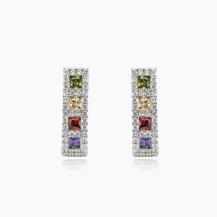 Woman Monte Cristo | Multicolored Quartz Earrings