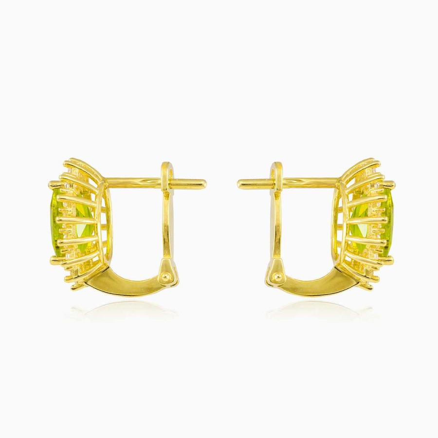 Woman Monte Cristo | Royal Oval Zultanite Gold Earrings