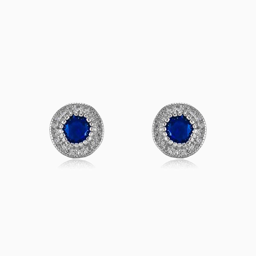 Woman Monte Cristo | Blue Baroque Earrings