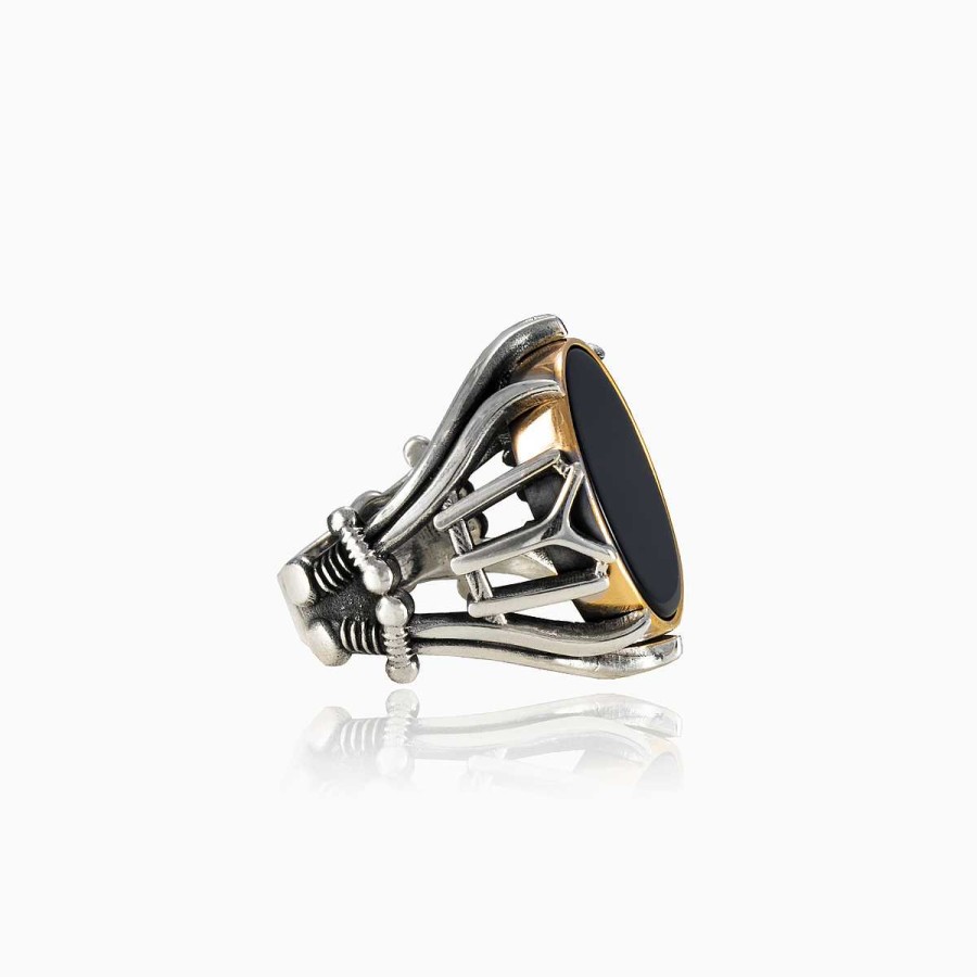 Man Monte Cristo | Oval Onyx In Swords