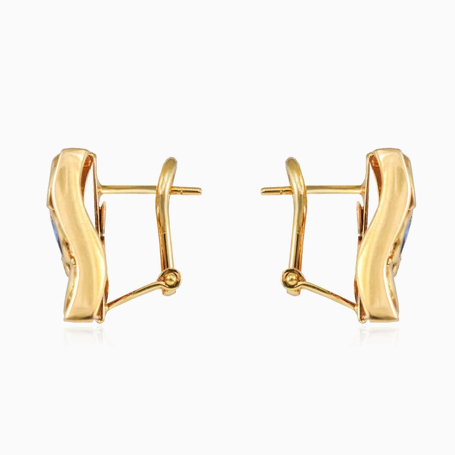 Woman Monte Cristo | Mosaico Trapeze Gold Earrings