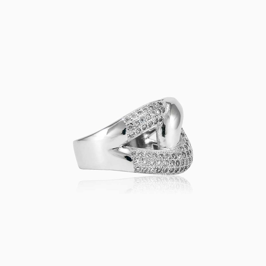 Woman Monte Cristo | Twisted Silver Ring