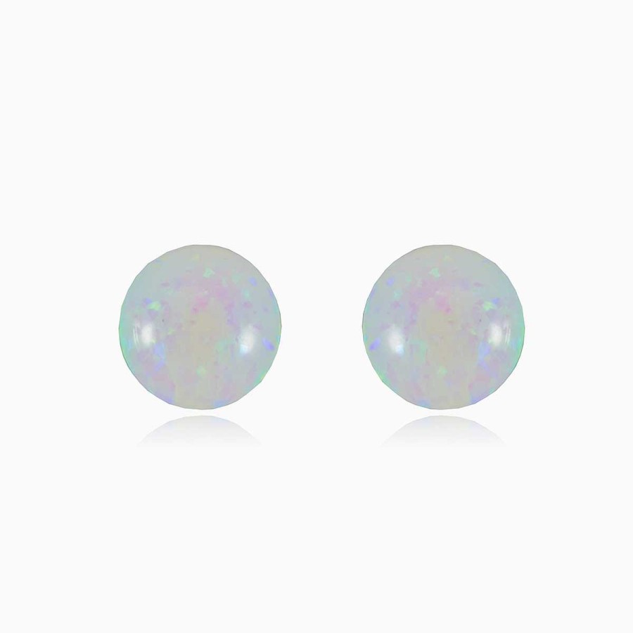 Woman Monte Cristo | Opal Ball Studs