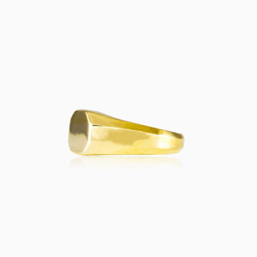 Woman Monte Cristo | Simple Gold Plated Ring