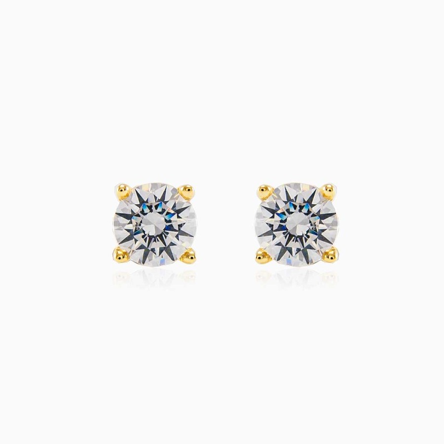 Woman Monte Cristo | Classic Stud Diamond Earrings