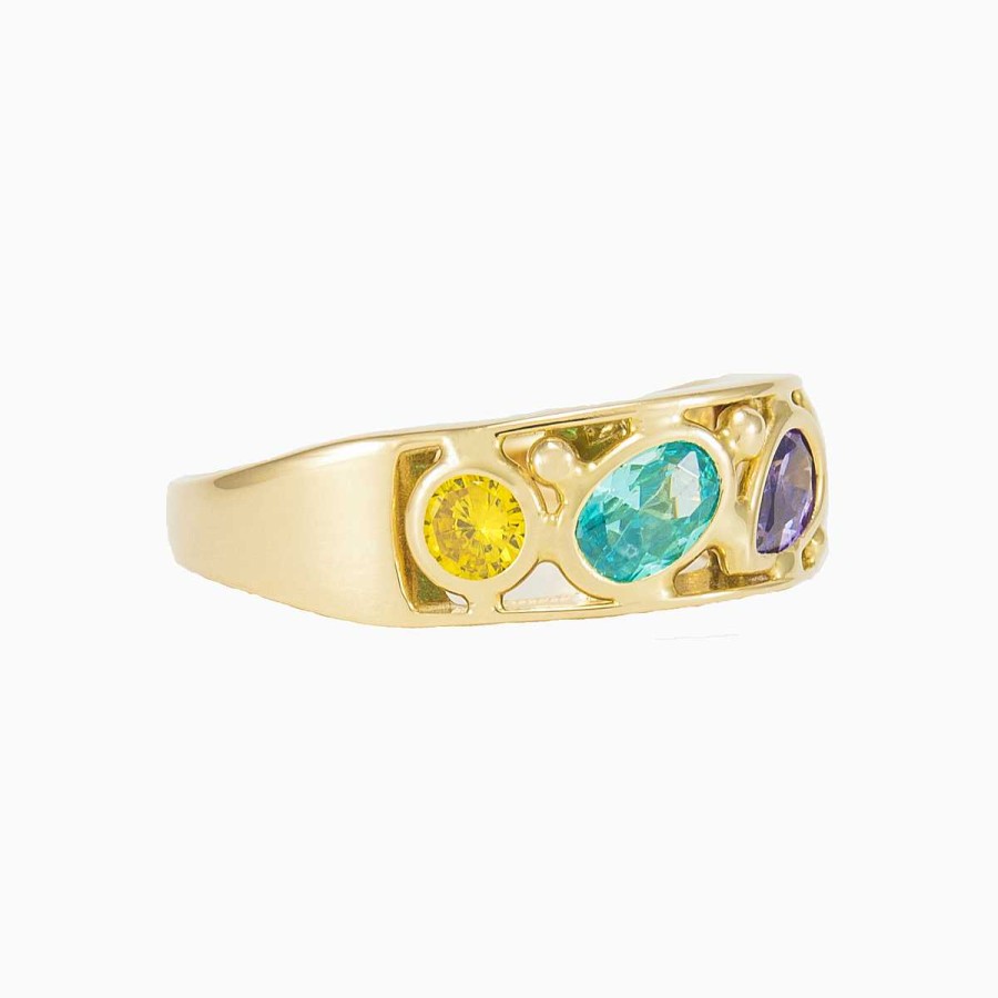 Woman Monte Cristo | Mosaico Classic Band Ring