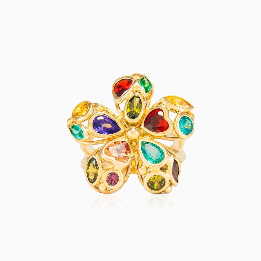 Woman Monte Cristo | Mosaico Yellow Flower Ring