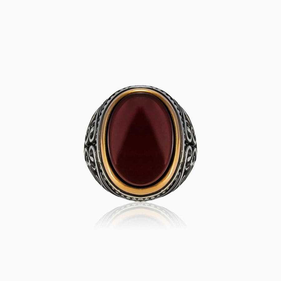 Man Monte Cristo | Ornament Oval Agate