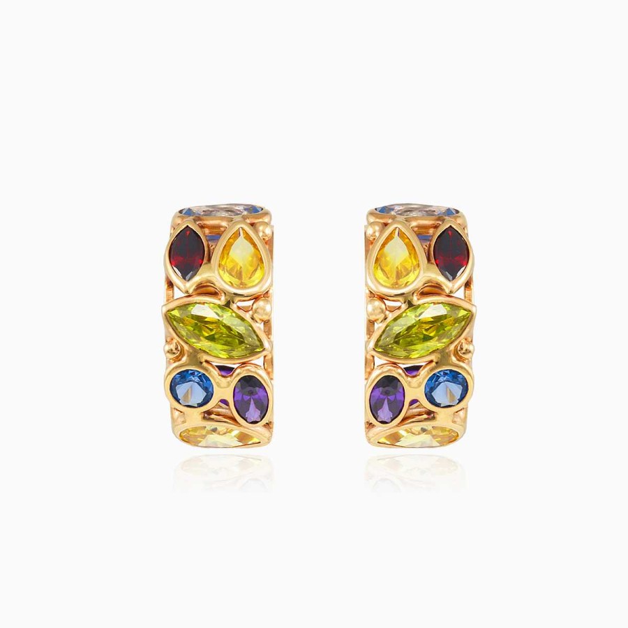 Woman Monte Cristo | Mosaico Gold Hoops