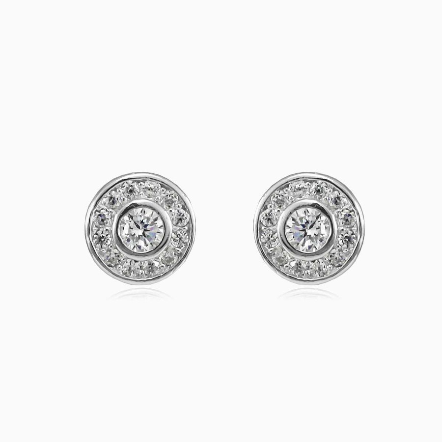 Woman Monte Cristo | Bezel Halo Studs