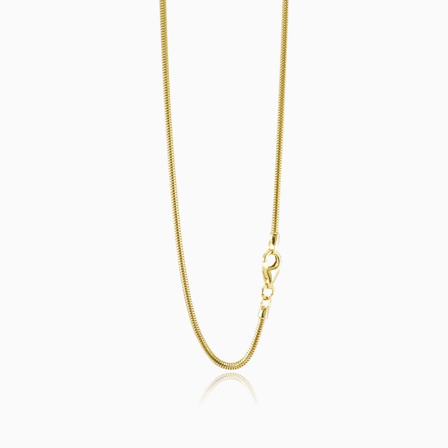 Woman Monte Cristo | Gold Plated Snake Chain