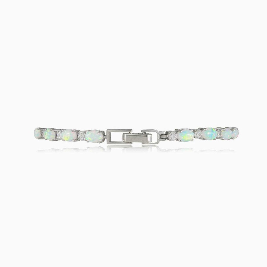 Woman Monte Cristo | Tennis White Opal Bracelet