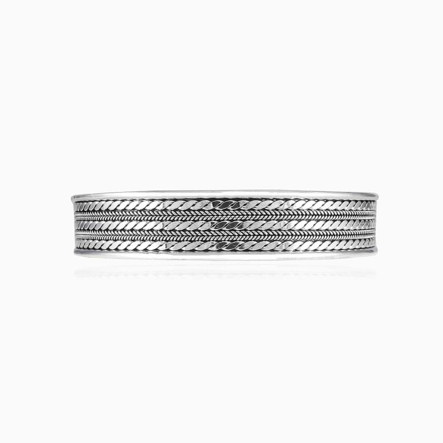 Woman Monte Cristo | Triple Ornament Cuff Bracelet