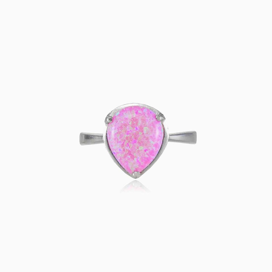 Woman Monte Cristo | Pear Rose Opal Ring