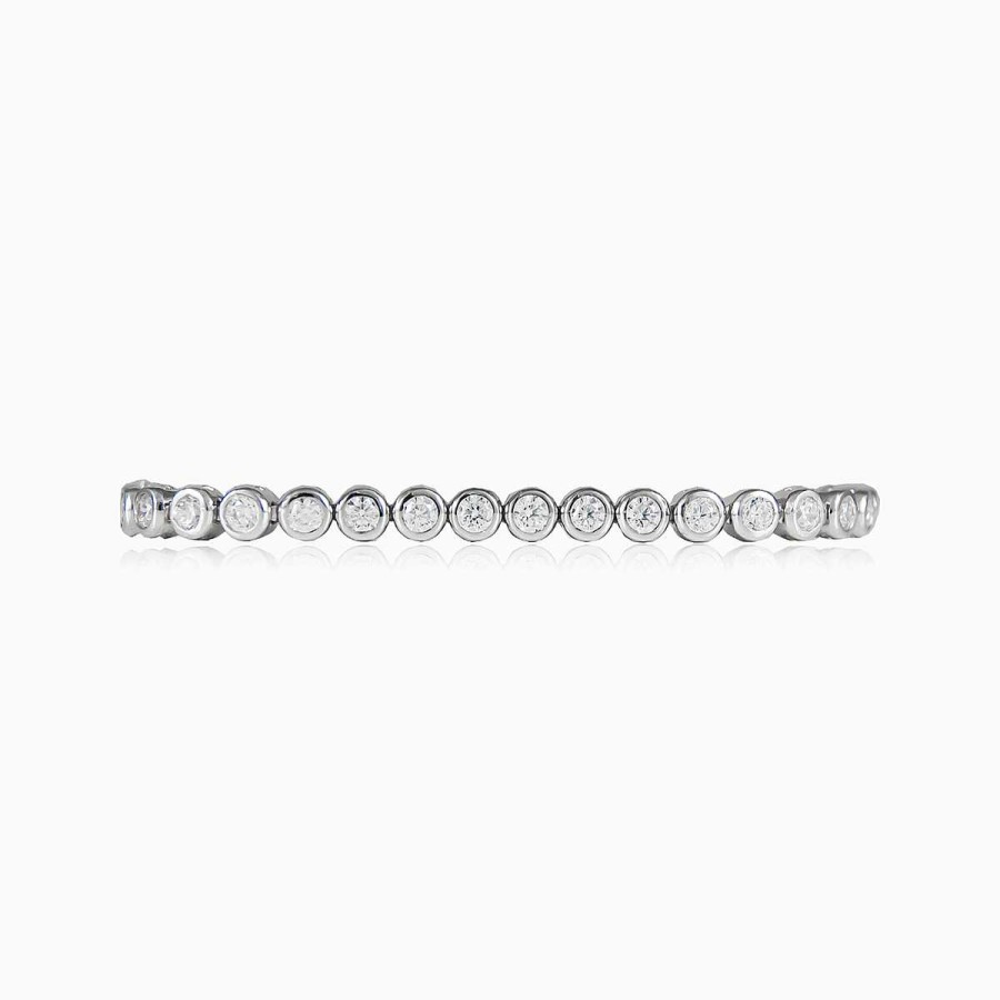 Woman Monte Cristo | Bezel Tennis Bracelet