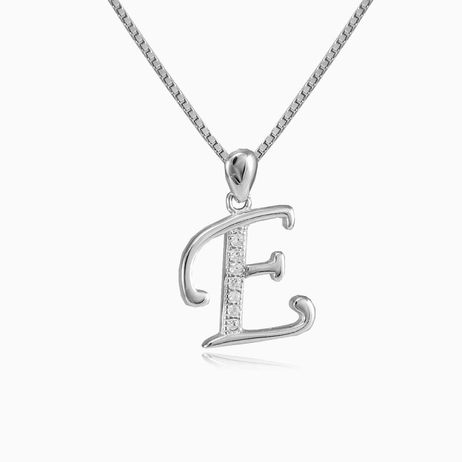 Woman Monte Cristo | Letter E Pendant