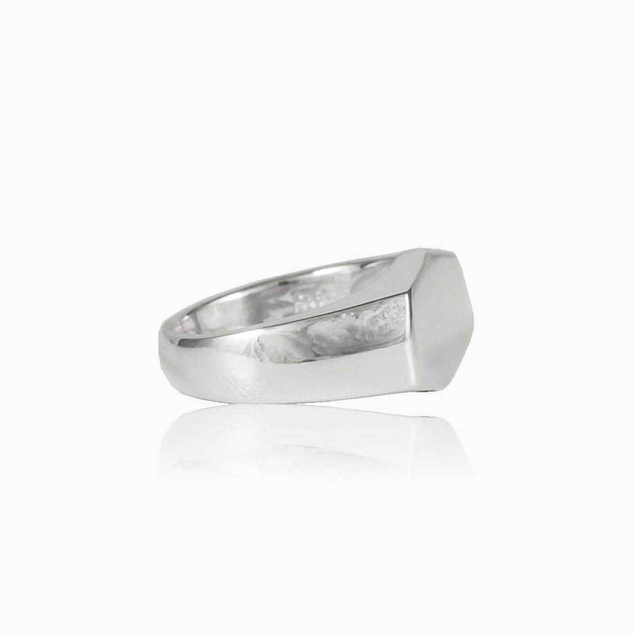 Man Monte Cristo | Plain Silver Ring