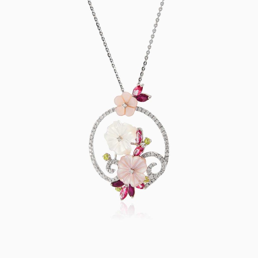 Woman Monte Cristo | Flower Circle Pendant