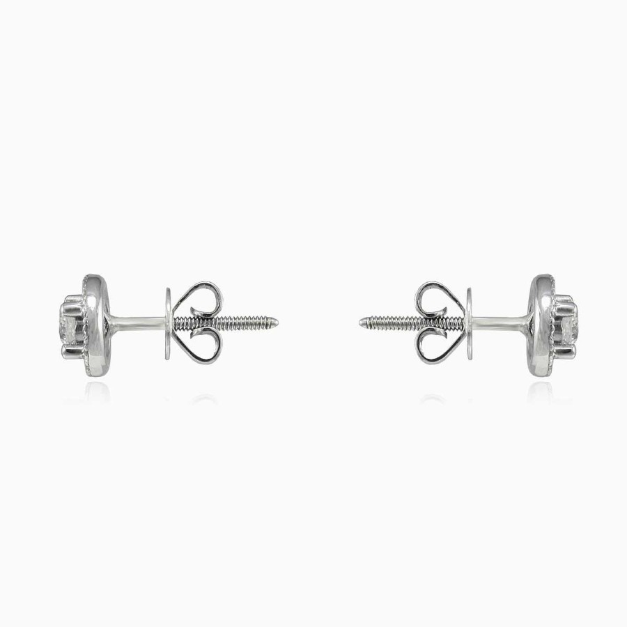 Woman Monte Cristo | Round Diamond Studs