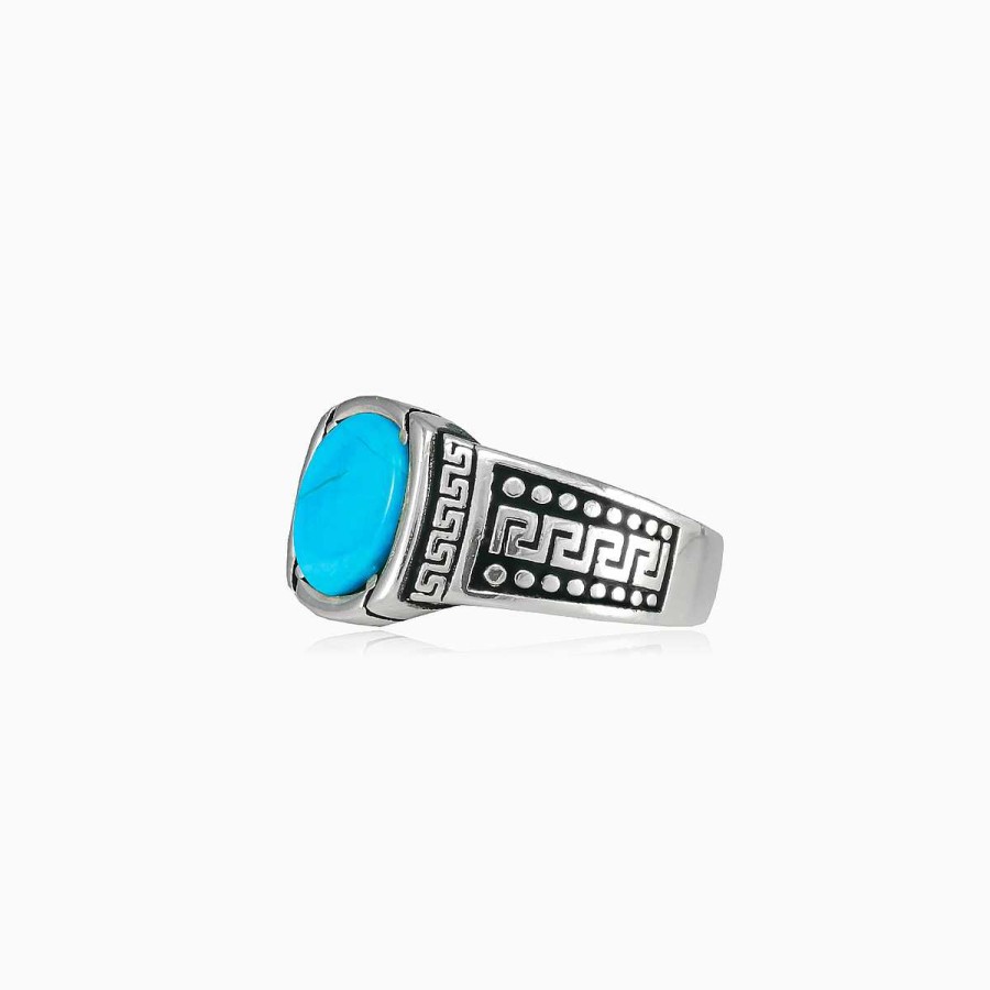 Man Monte Cristo | Oval Turquoise Hellas Ring