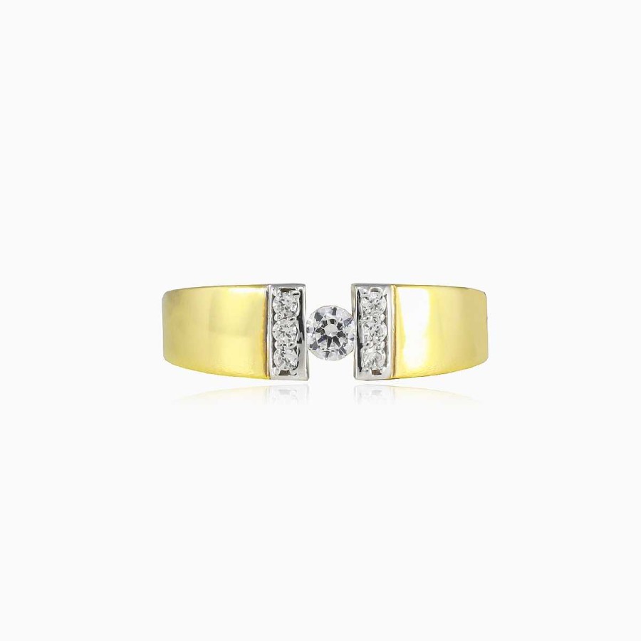 Woman Monte Cristo | Shiny Tension Gold Ring