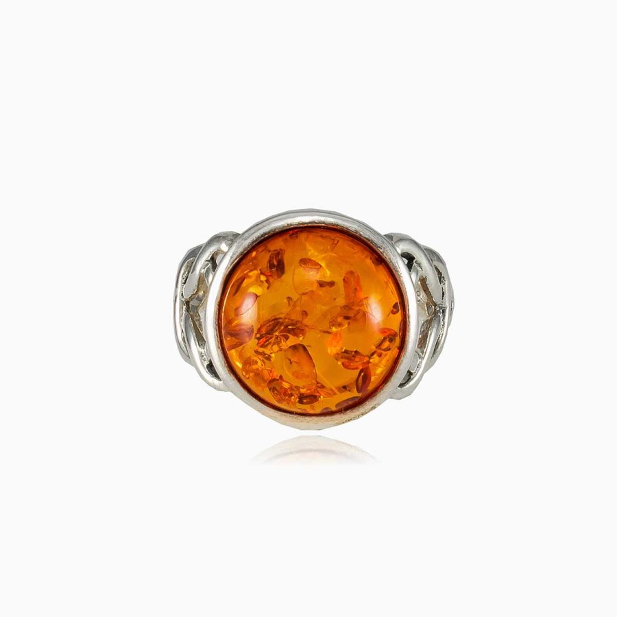 Woman Monte Cristo | Round Amber Ring