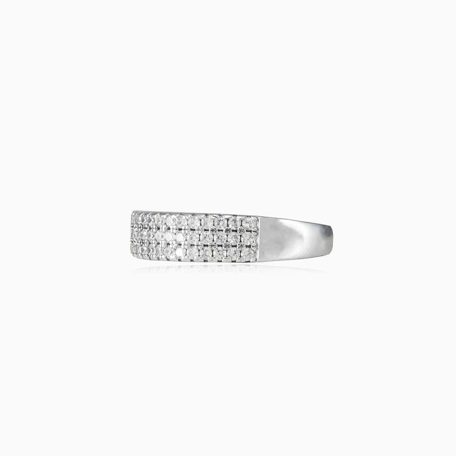 Woman Monte Cristo | Three Crystal Rows Ring