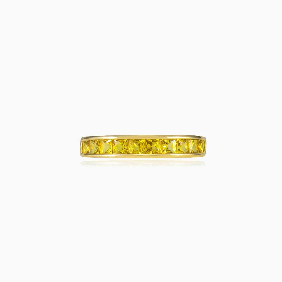 Woman Monte Cristo | Yellow Sapphire Band