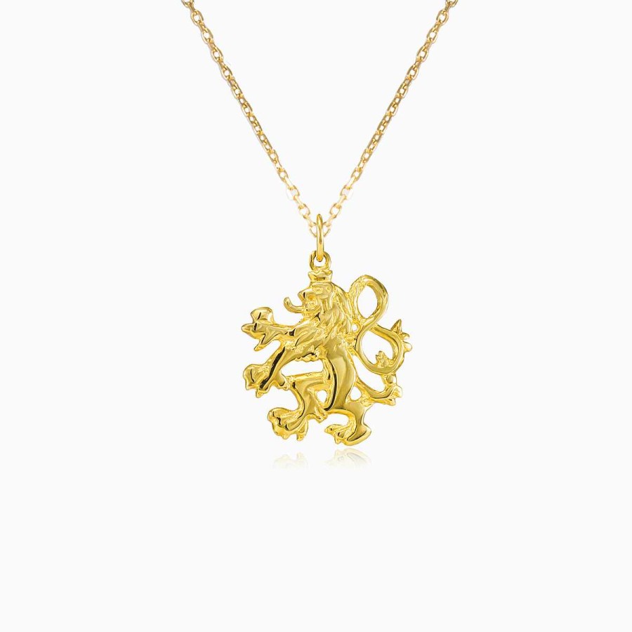 Woman Monte Cristo | Czech Lion Gold Pendant