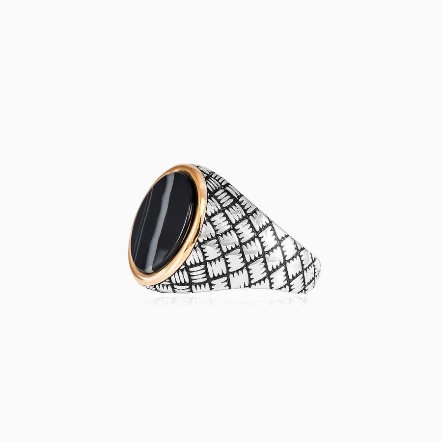 Woman Monte Cristo | Round Agate Ring