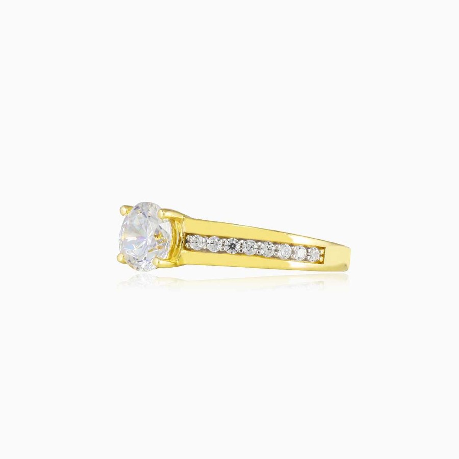 Woman Monte Cristo | Contemporary Accent Gold Ring