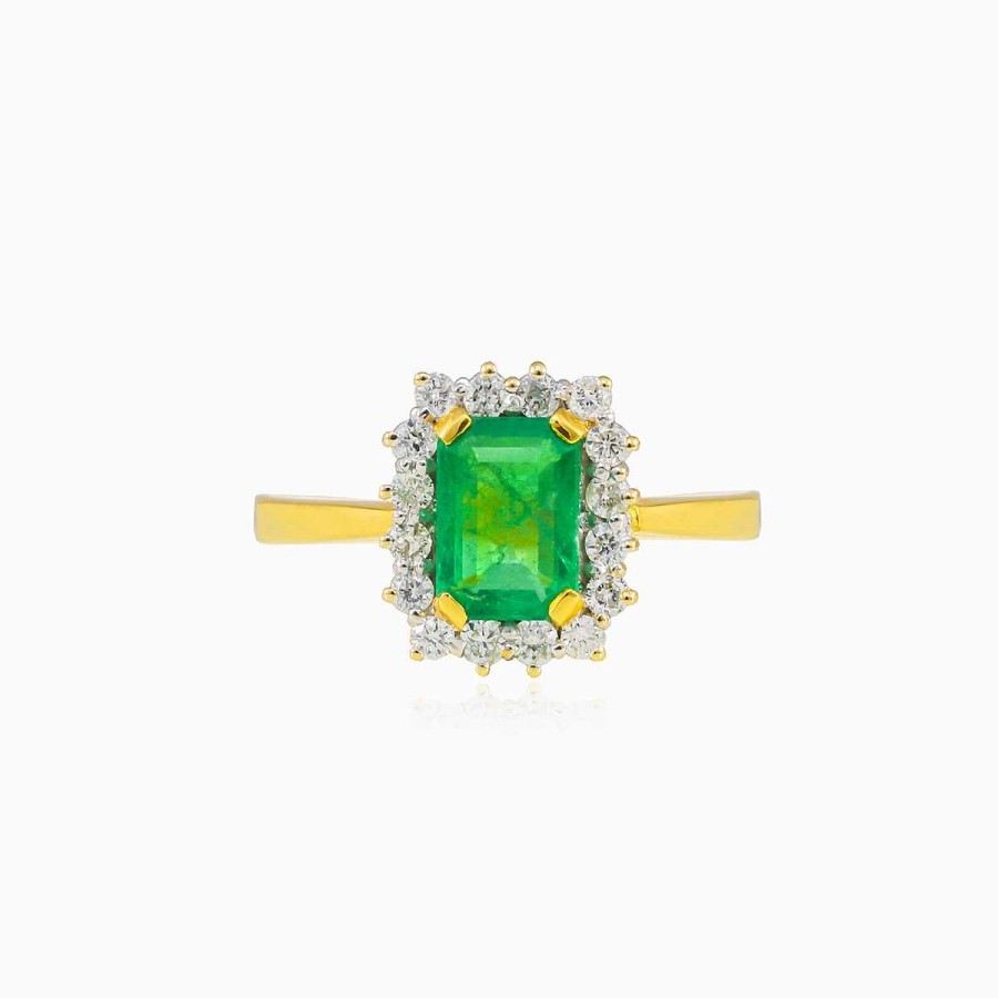 Woman Monte Cristo | Royal Emerald Diamond Ring