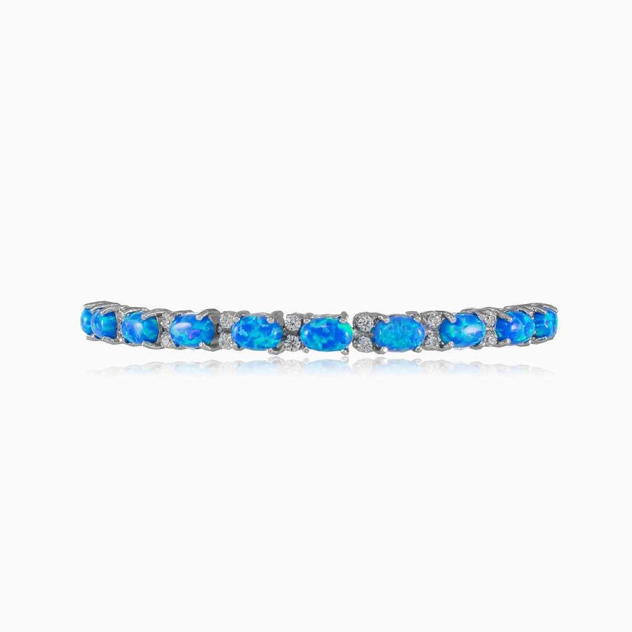 Woman Monte Cristo | Tennis Blue Opal Bracelet