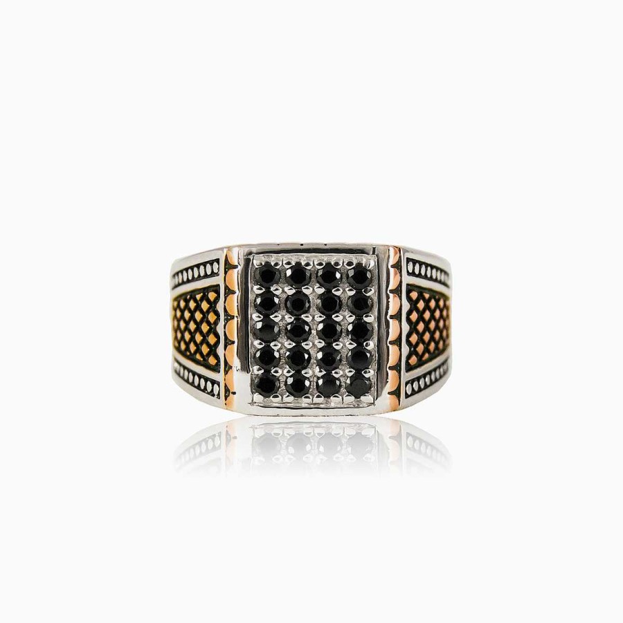 Man Monte Cristo | Black Spinel Ring