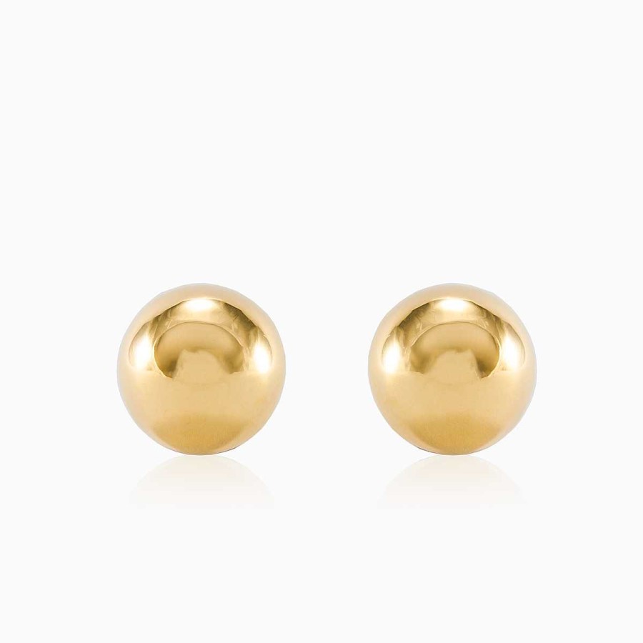 Woman Monte Cristo | Gold Ball Earrings