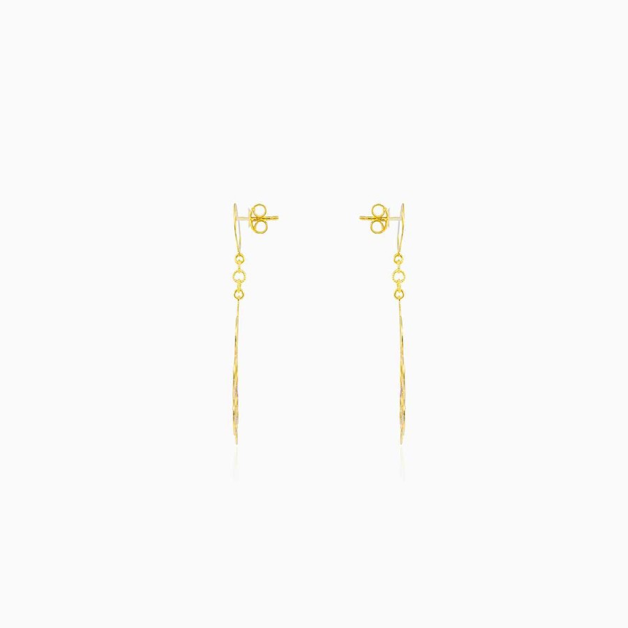 Woman Monte Cristo | Dangling Circles Gold Earrings