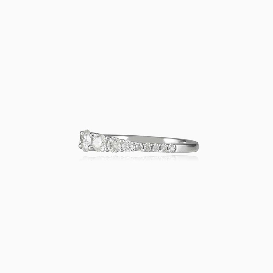 Woman Monte Cristo | Tiara Engagement Ring